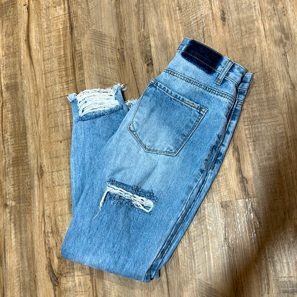 distressed denim